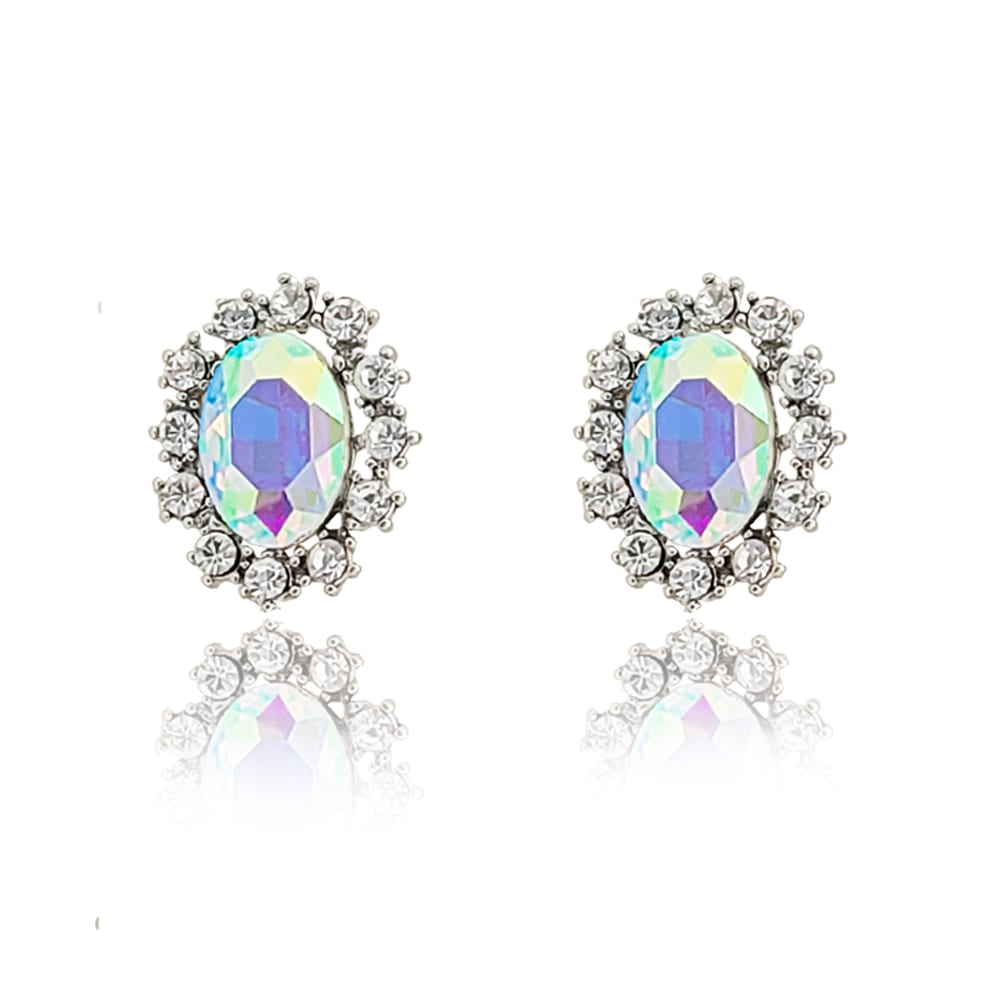 Aurora Crystal Post Earrings/오로라 크리스탈 포스트 귀걸이