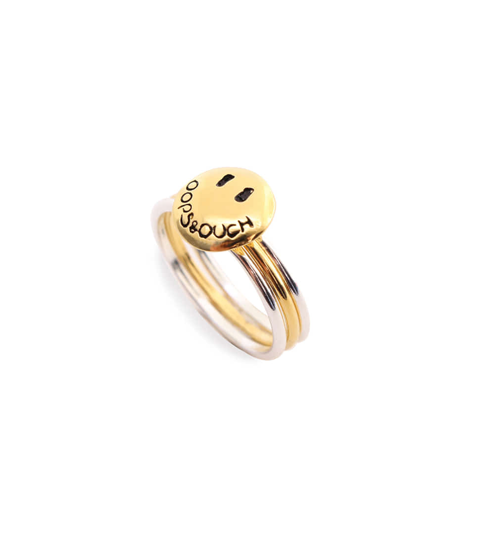 OOPS&amp;OUCH Basic Ring in Gold
